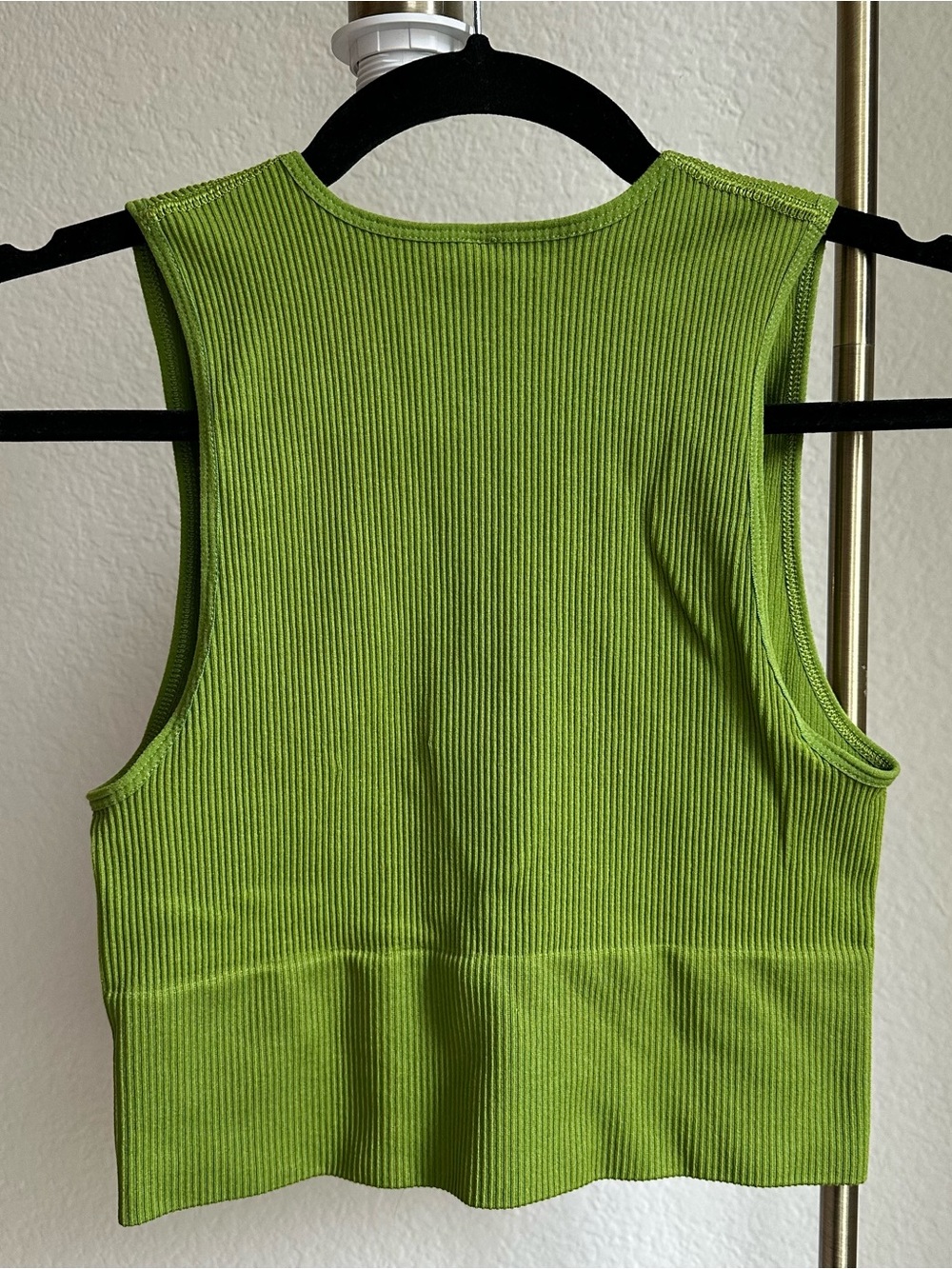 Out From Under Green Cropped Tank - Picture 3 of 4